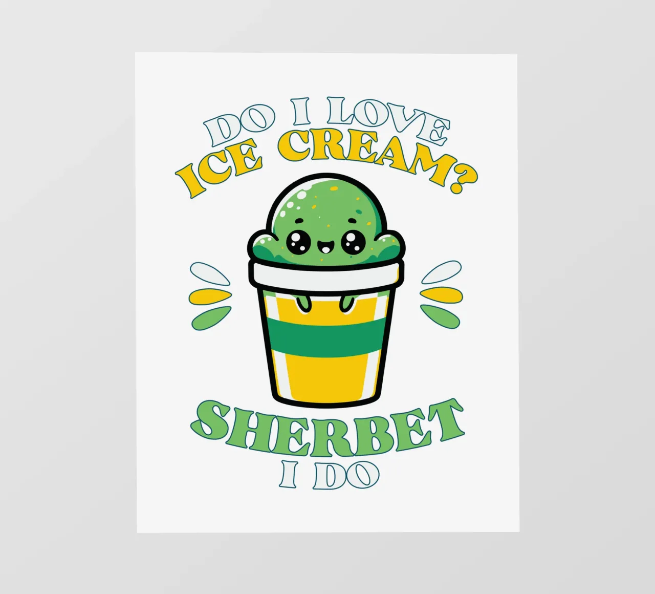Do I love ice cream? Sherbet I do pellicola backlit da edsonramosart