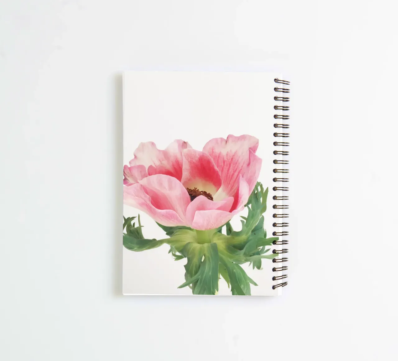 Pink Anemone spiral notebook by Cassia Beck Photography