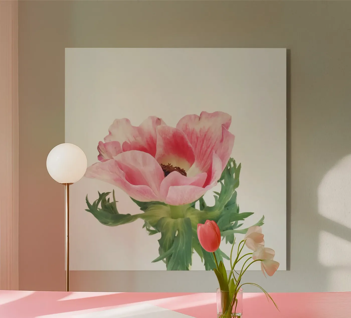 Pink Anemone plexiglass da Cassia Beck Photography