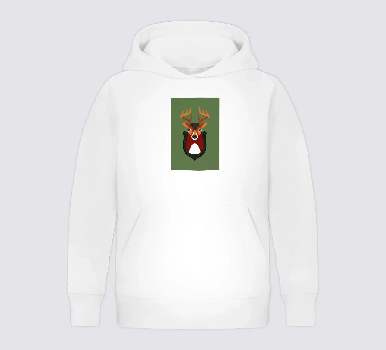 Blankensee - Deer kids hoodie by Bureau Bald GmbH