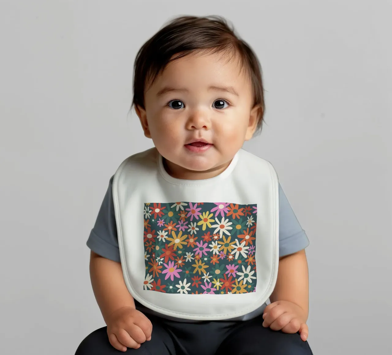 Floreale multicolore bavaglino da GigiRosado