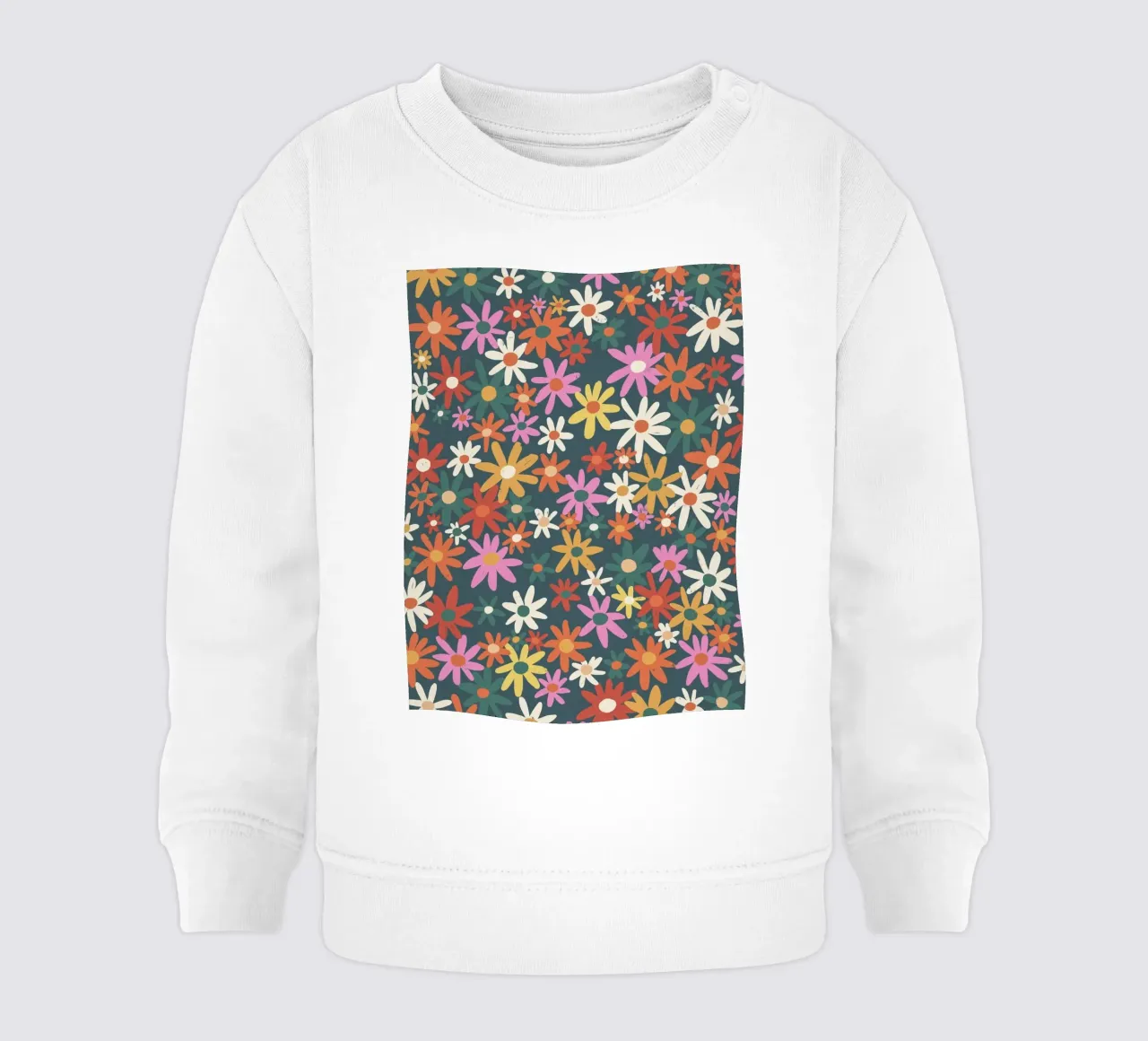 Floreale multicolore felpa neonato da GigiRosado