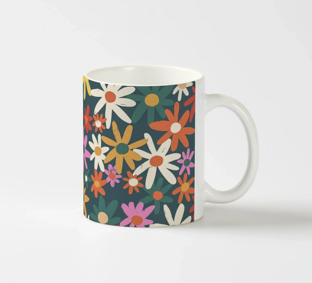Floreale multicolore tazza in ceramica da GigiRosado