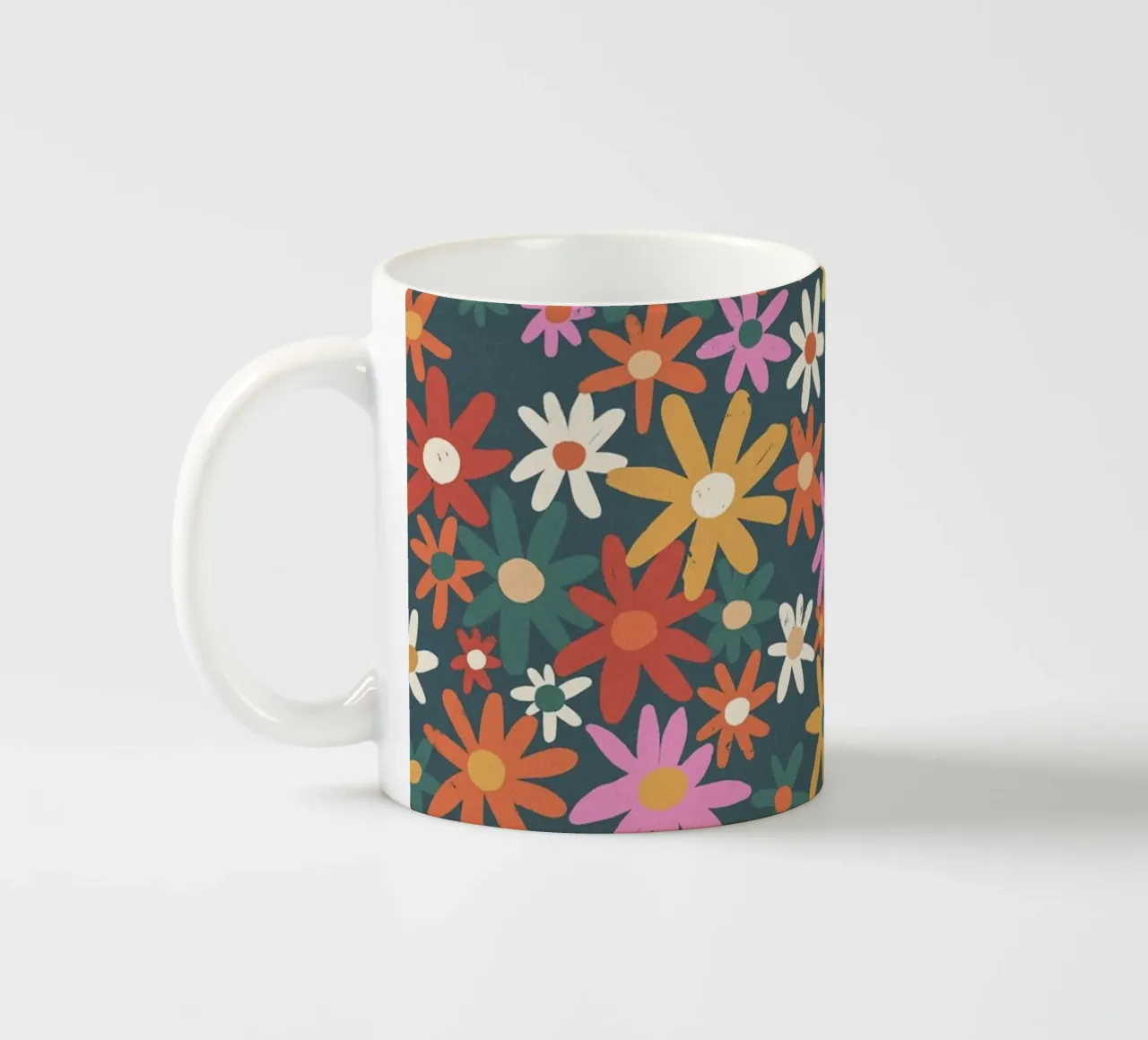 Floreale multicolore tazza in ceramica da GigiRosado