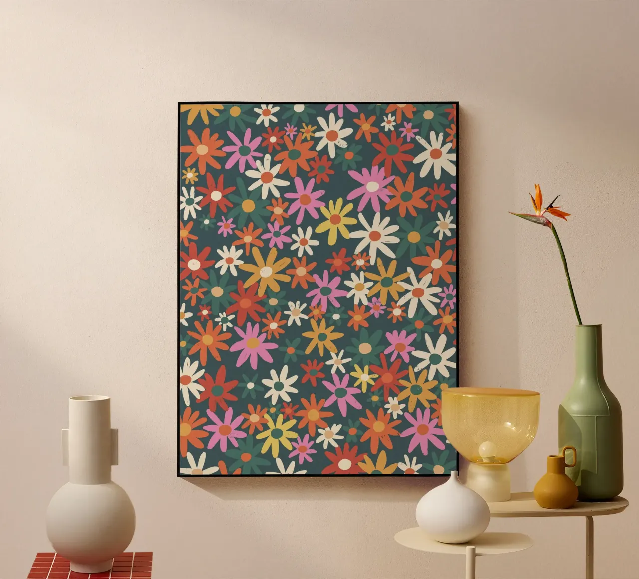 Floreale multicolore plexiglass da GigiRosado