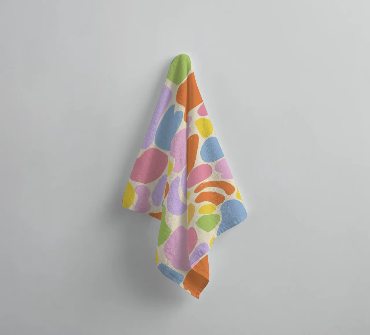 Pastel stones towel by GigiRosado