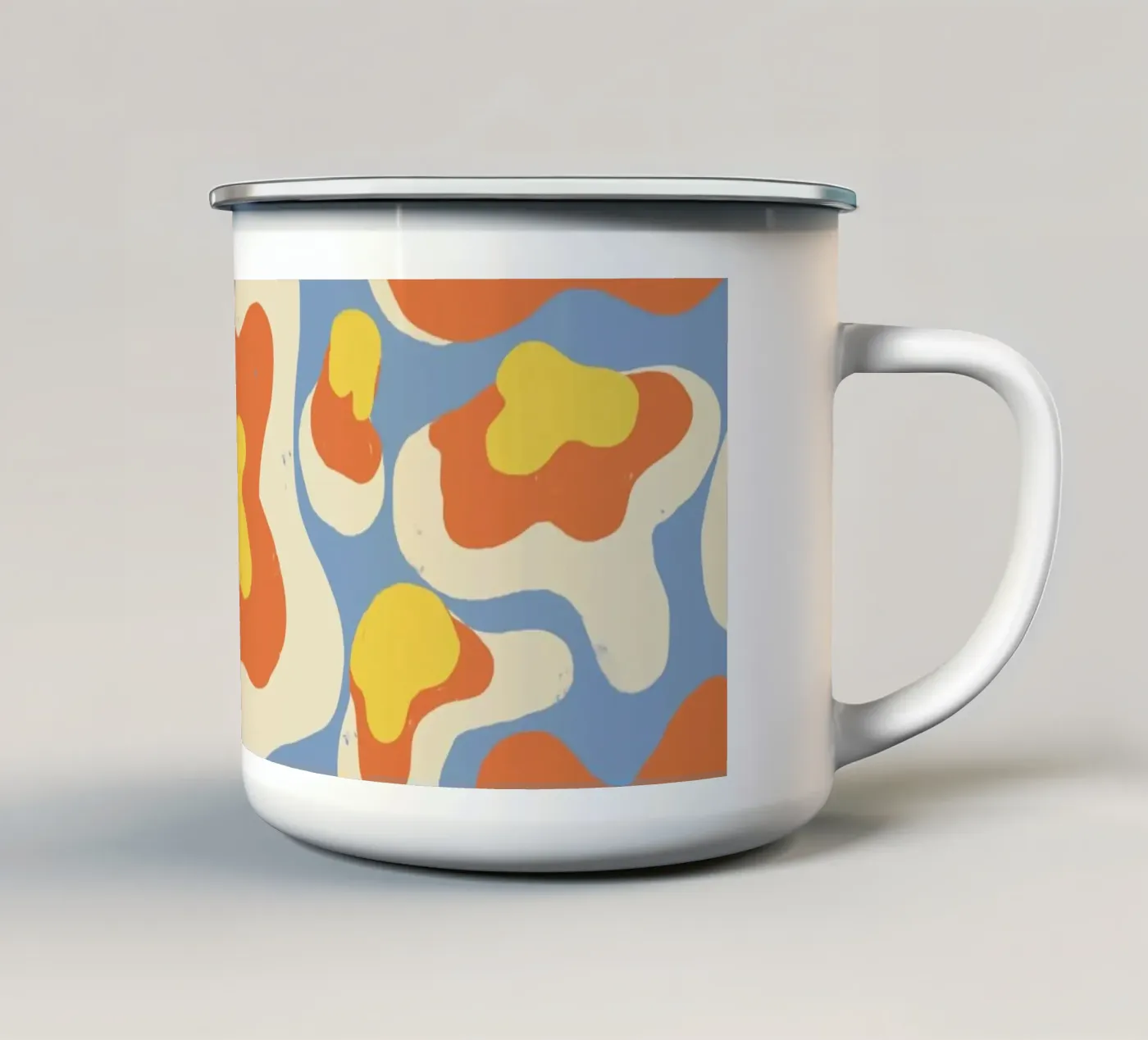Splashes enamel mug by GigiRosado