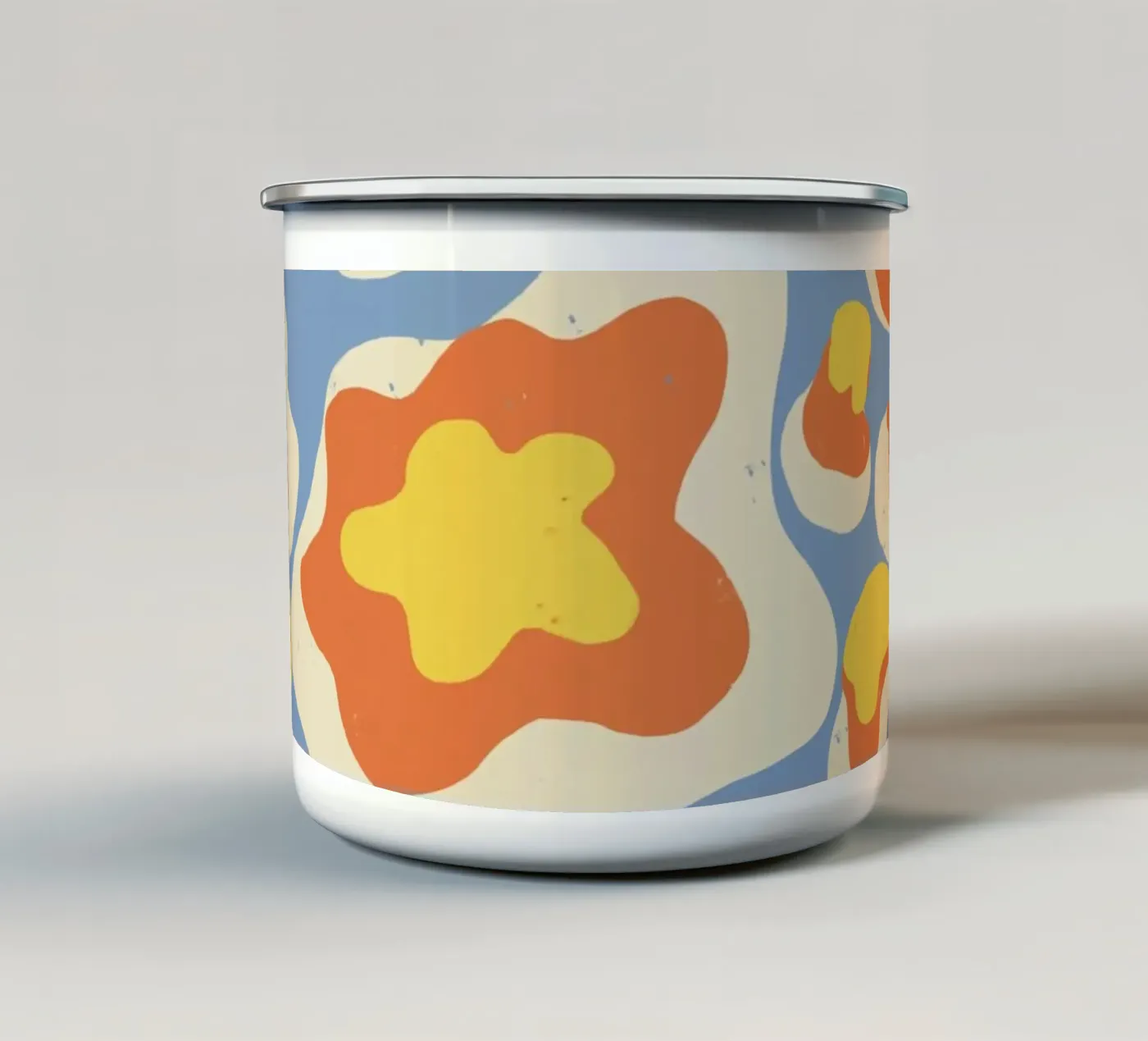 Splashes enamel mug by GigiRosado