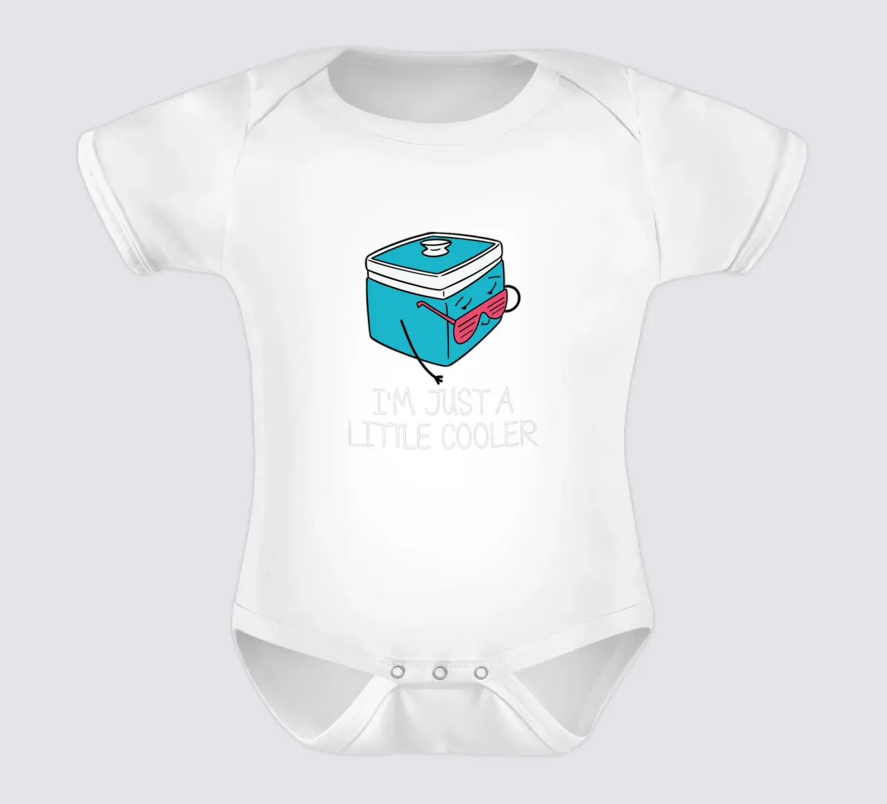 I'm Just a Little Cooler Kurzarm Babybody von edsonramosart