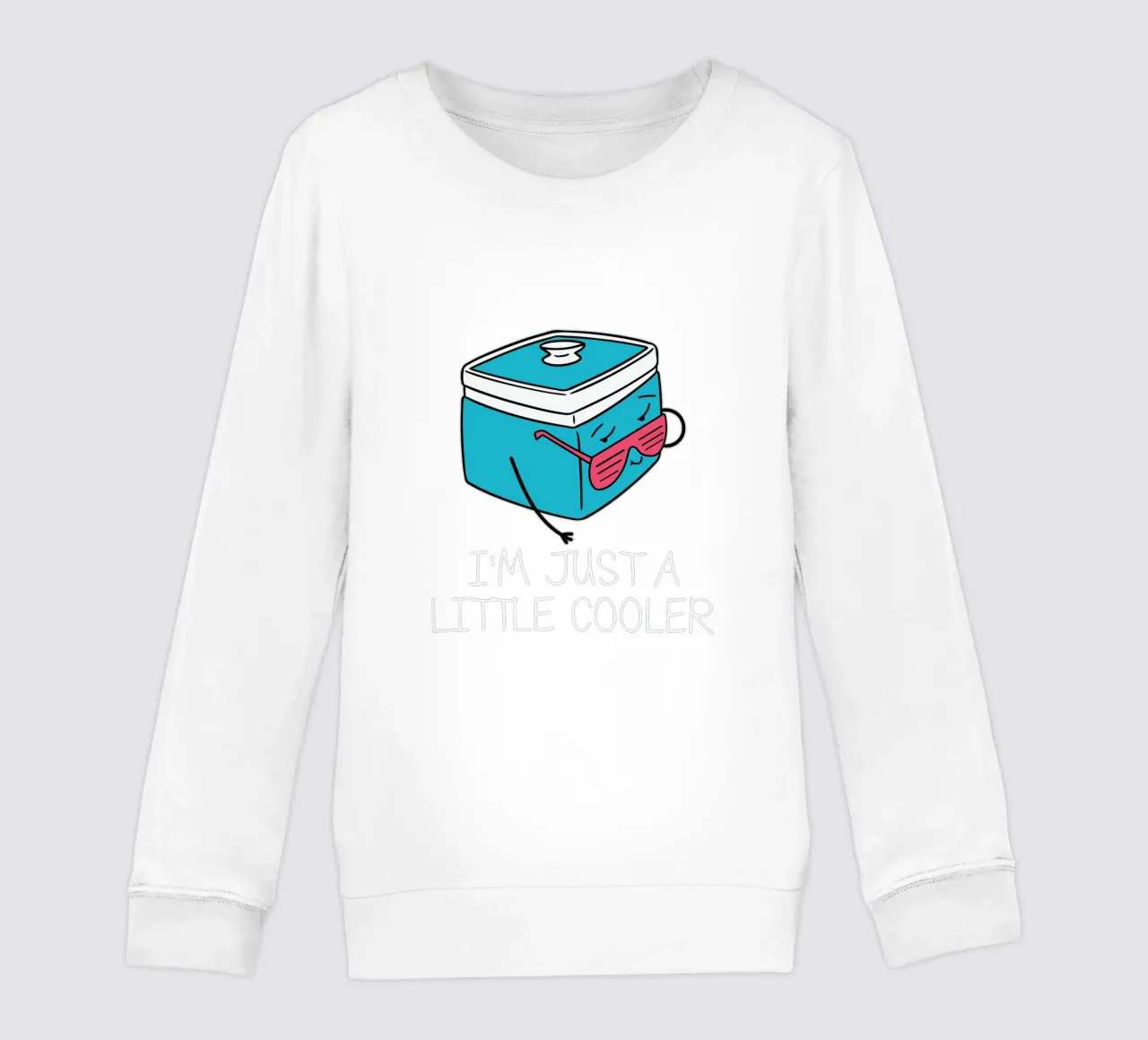 I'm Just a Little Cooler felpa bambino da edsonramosart