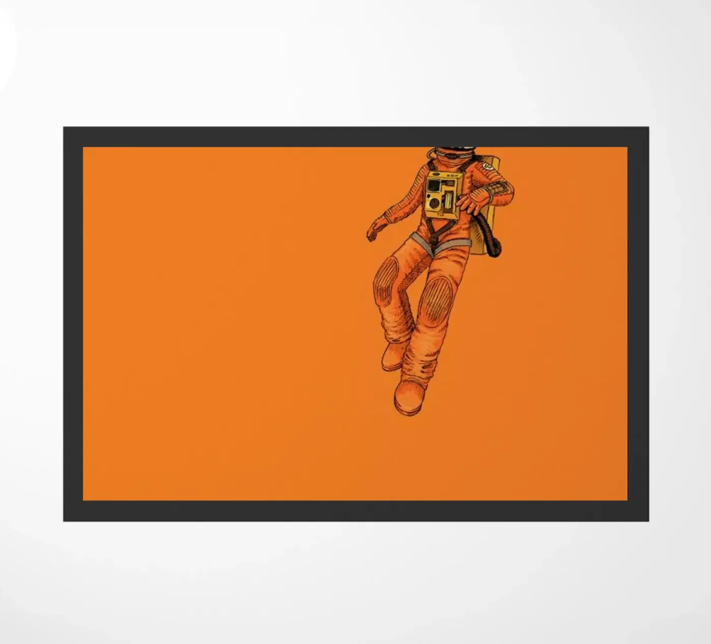 Float out in Space doormat by Jason Ratliff