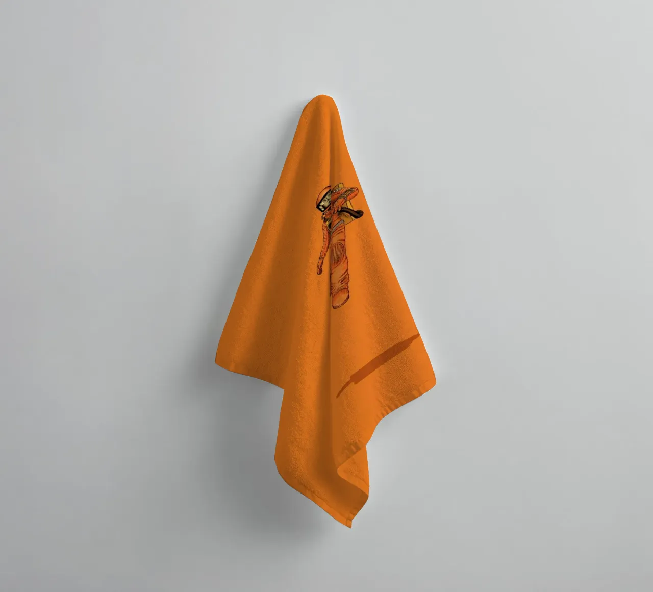 Float out in Space badhanddoek van Jason Ratliff