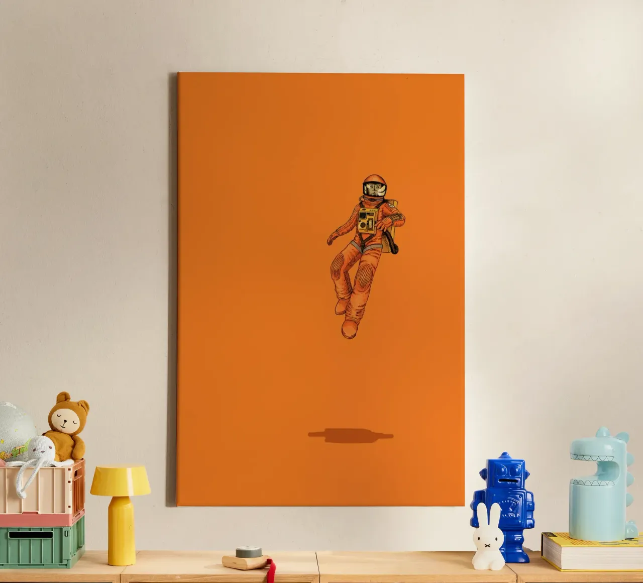 Float out in Space toile avec Caisse américaine de Jason Ratliff