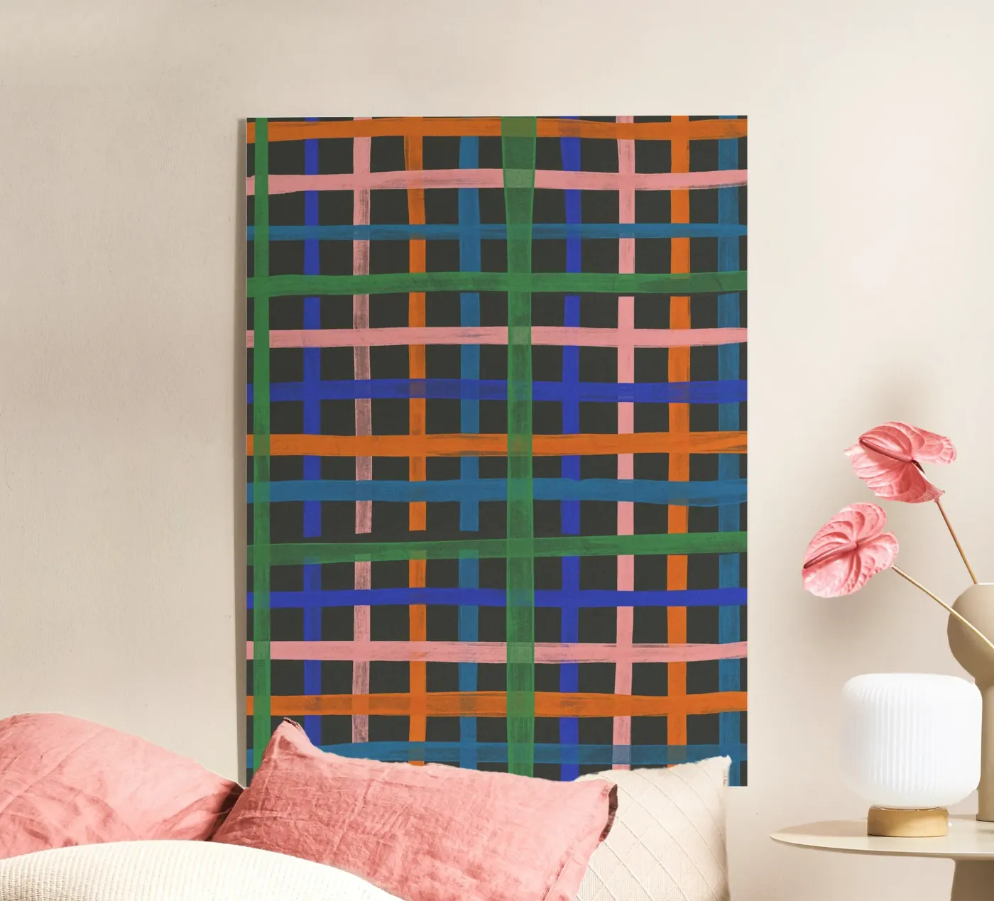 Painted lines Acryl-Glas von GigiRosado