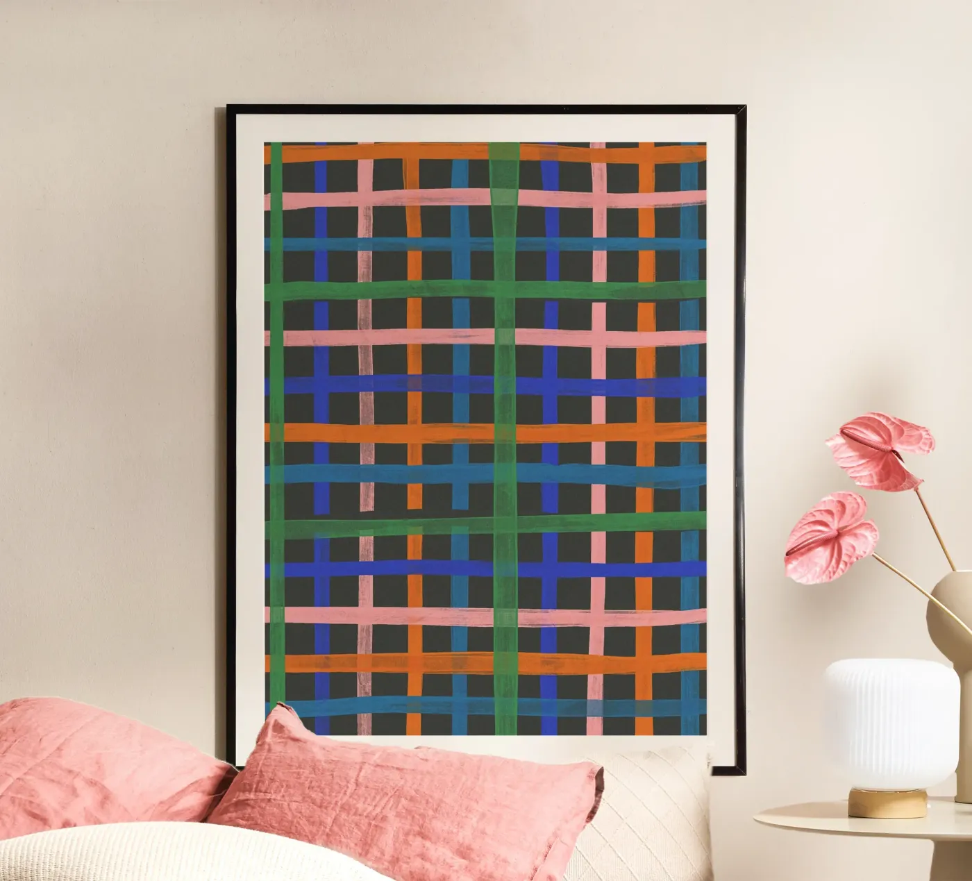 Painted lines poster by GigiRosado