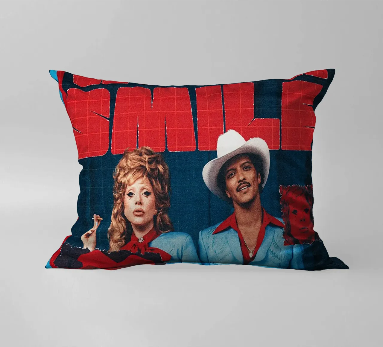 Die with a Smile / Lady Gaga and Bruno Mars cuscino da Attaboy Dsgn