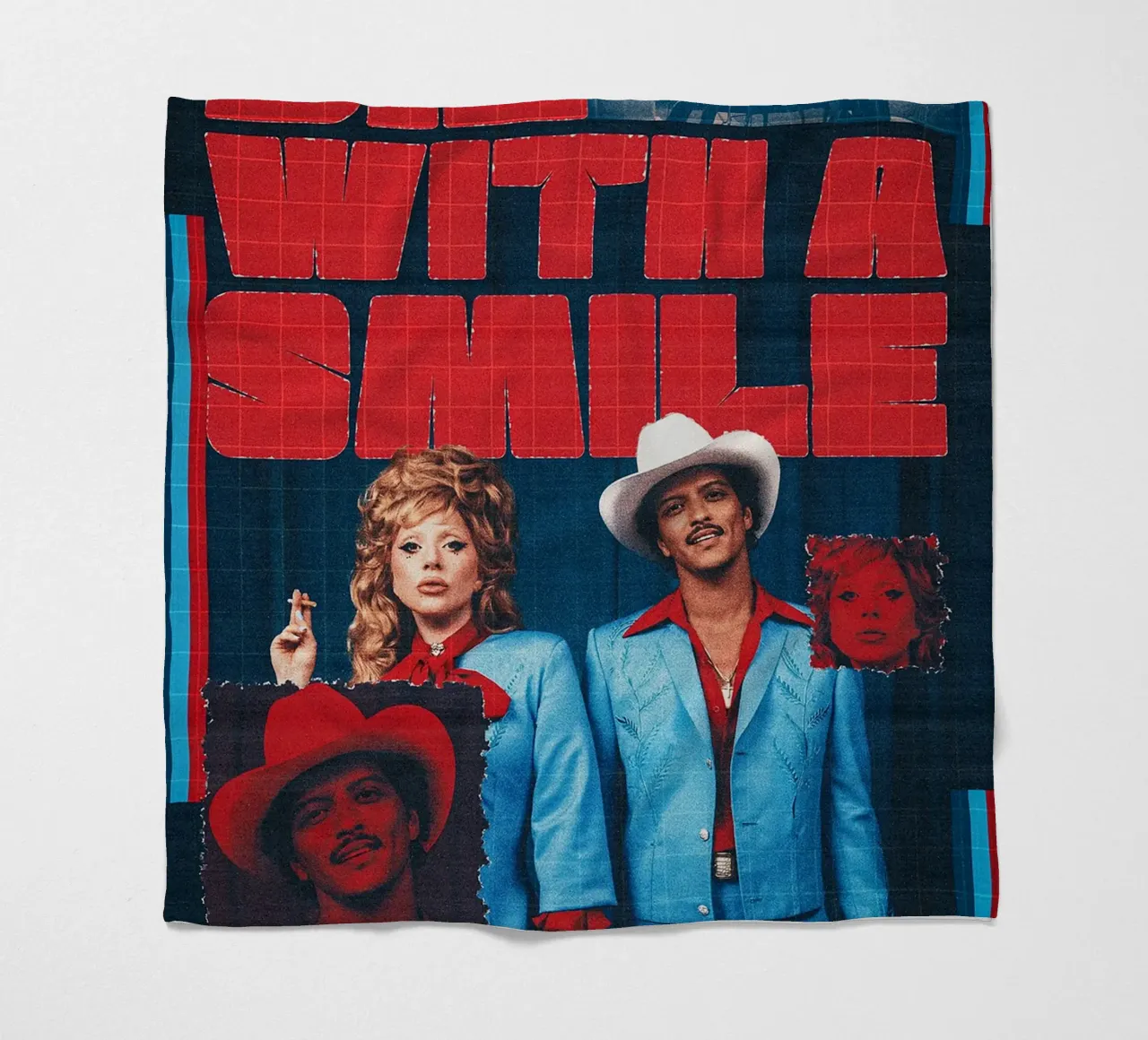 Die with a Smile / Lady Gaga and Bruno Mars coperta in pile da Attaboy Dsgn