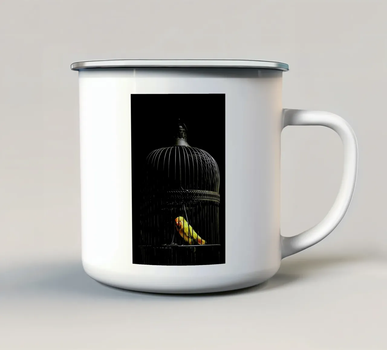Birds Everywhere 8 tazza in smalto da Günther Egger