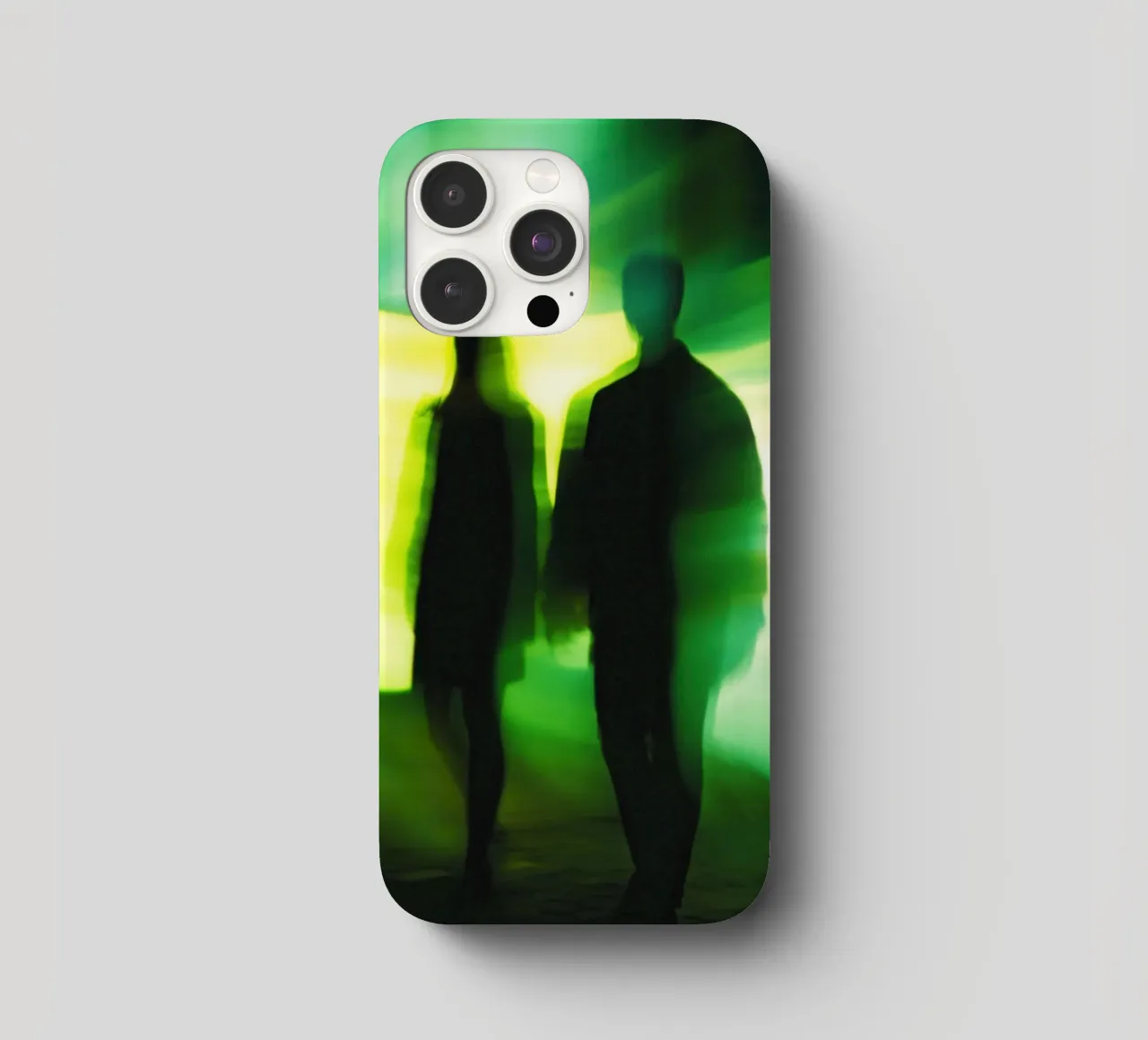 Parijs onder hypnose: Elektrische schaduwen in beweging iphone hoesje van Le Flou