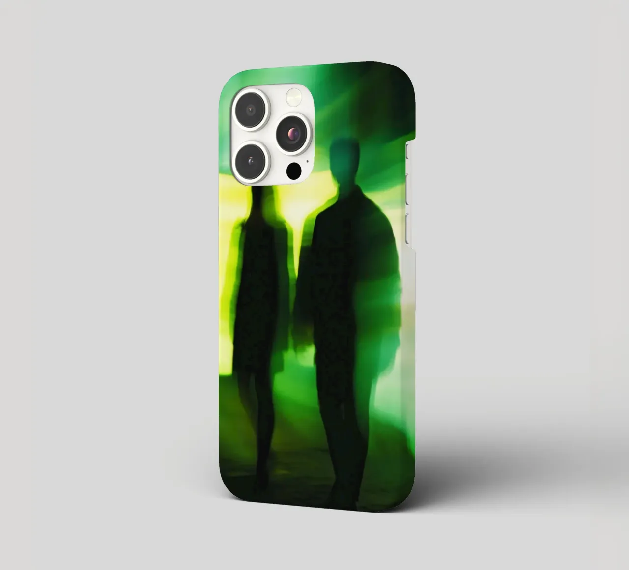 Parijs onder hypnose: Elektrische schaduwen in beweging iphone hoesje van Le Flou