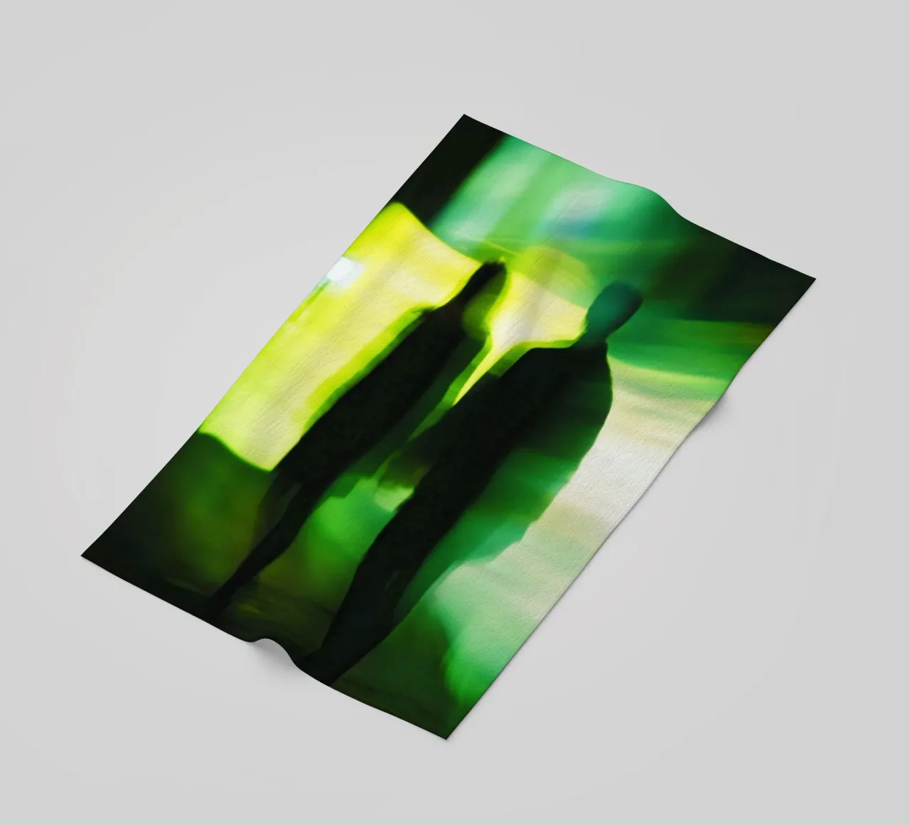 Parijs onder hypnose: Elektrische schaduwen in beweging strandhanddoek van Le Flou