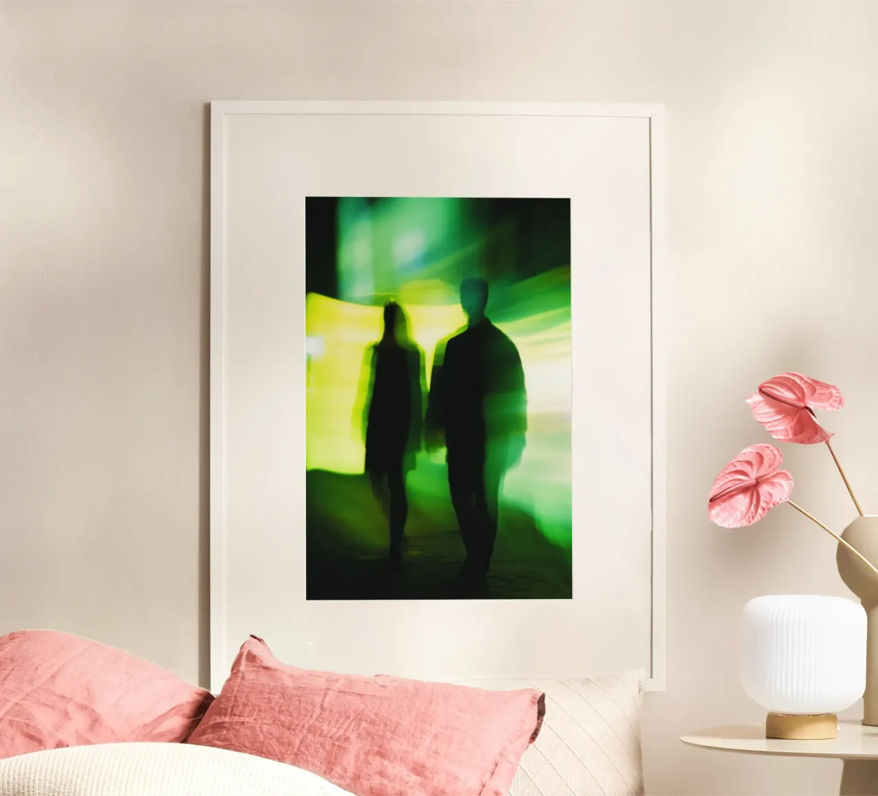 Parijs onder hypnose: Elektrische schaduwen in beweging hahnemühle van Le Flou