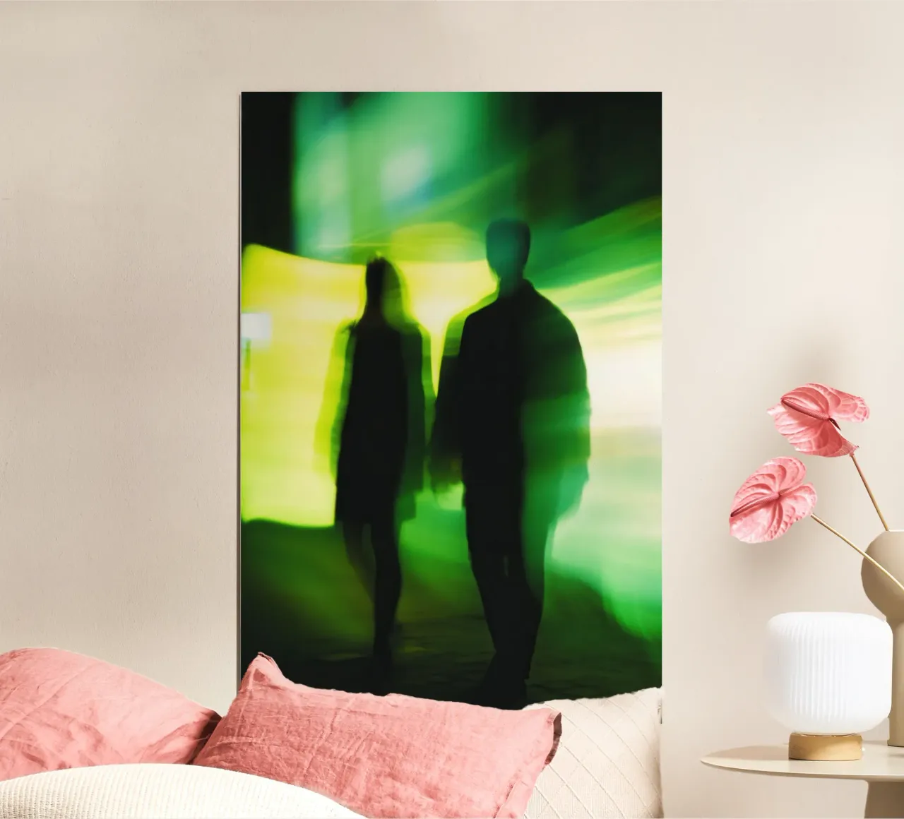 Parijs onder hypnose: Elektrische schaduwen in beweging hahnemühle van Le Flou