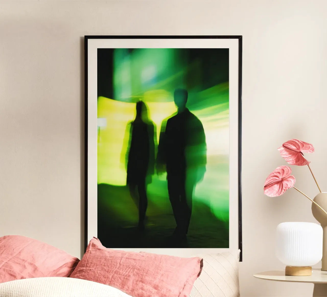 Parijs onder hypnose: Elektrische schaduwen in beweging hahnemühle van Le Flou