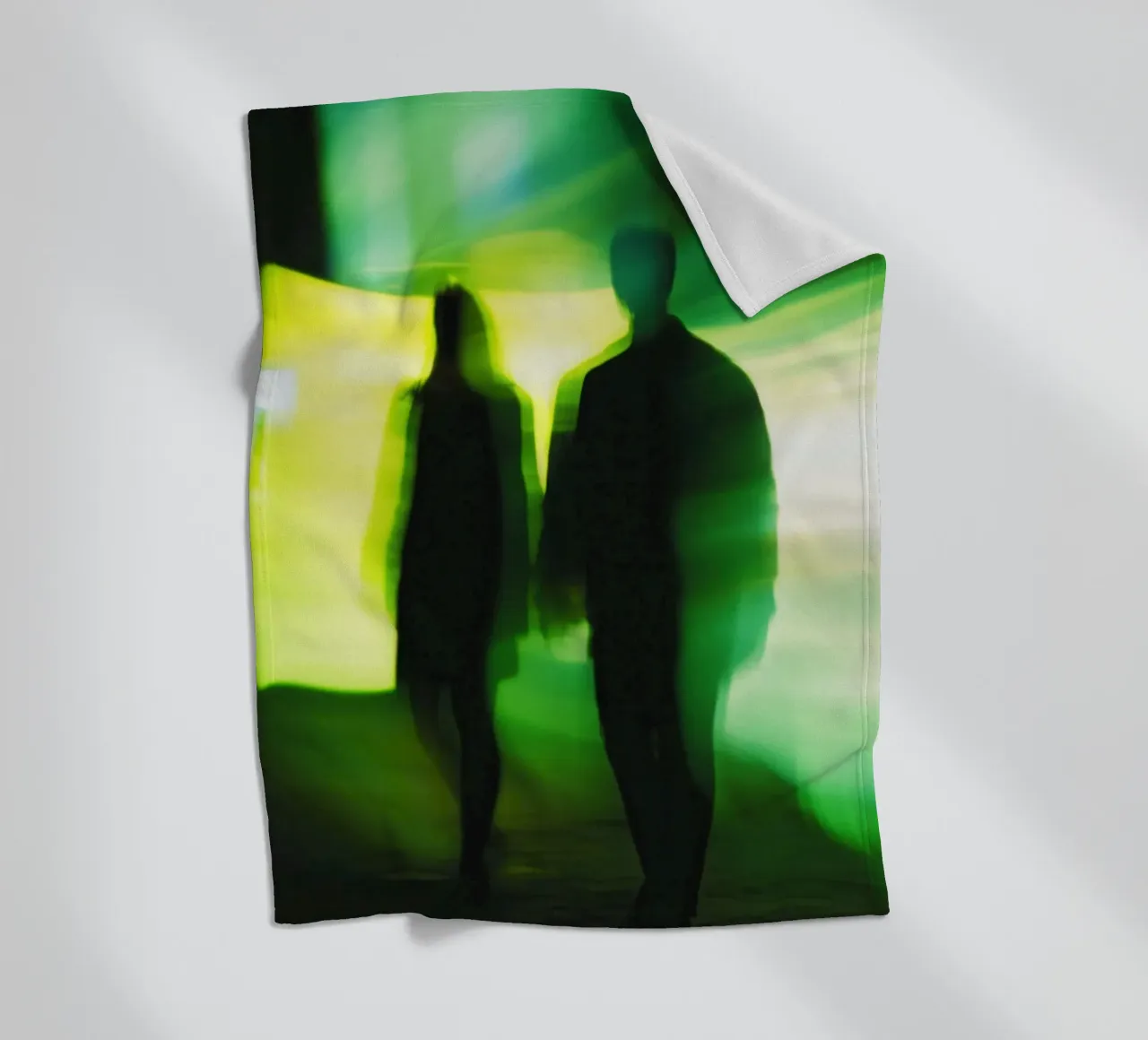 Parijs onder hypnose: Elektrische schaduwen in beweging fleecedeken van Le Flou