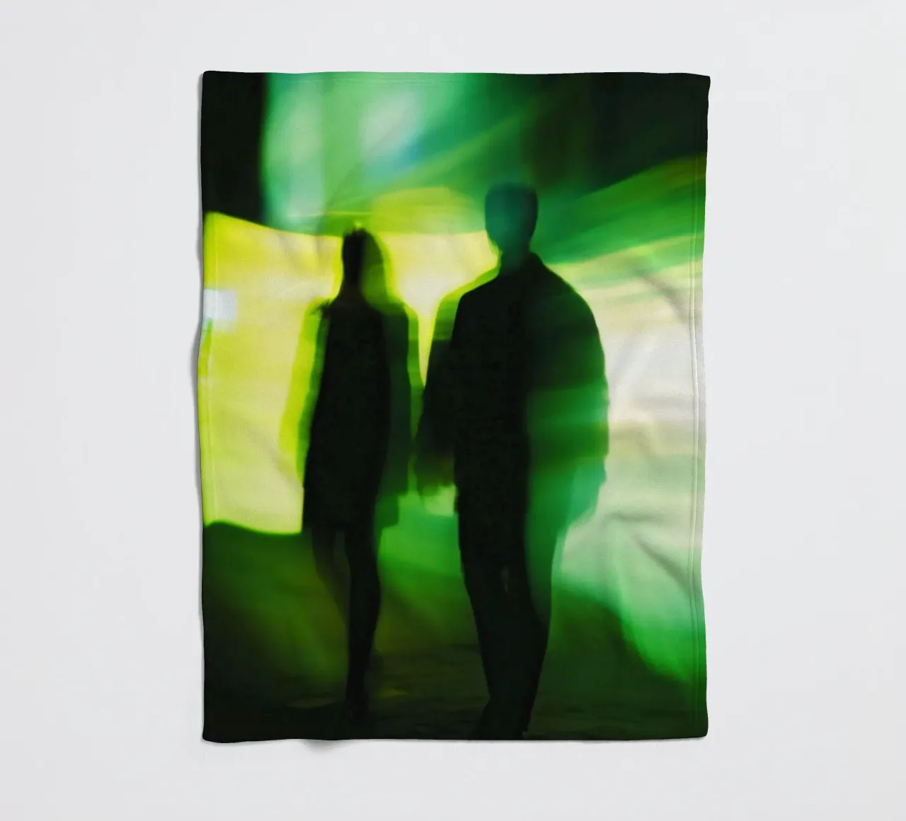 Parijs onder hypnose: Elektrische schaduwen in beweging fleecedeken van Le Flou