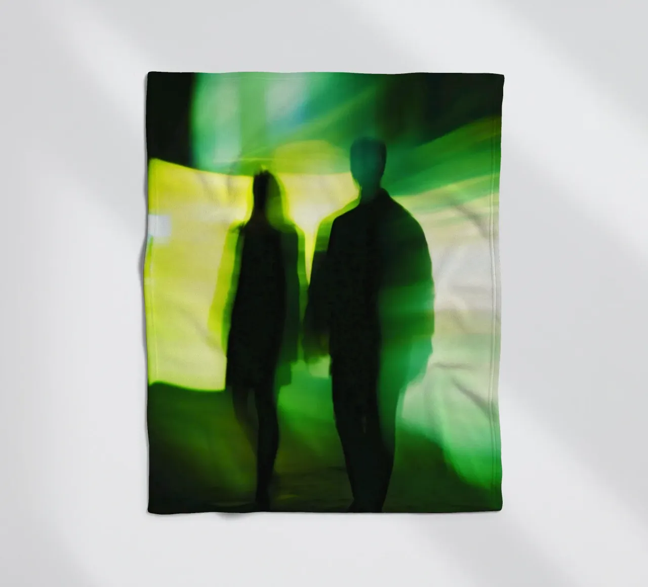 Parijs onder hypnose: Elektrische schaduwen in beweging fleecedeken van Le Flou