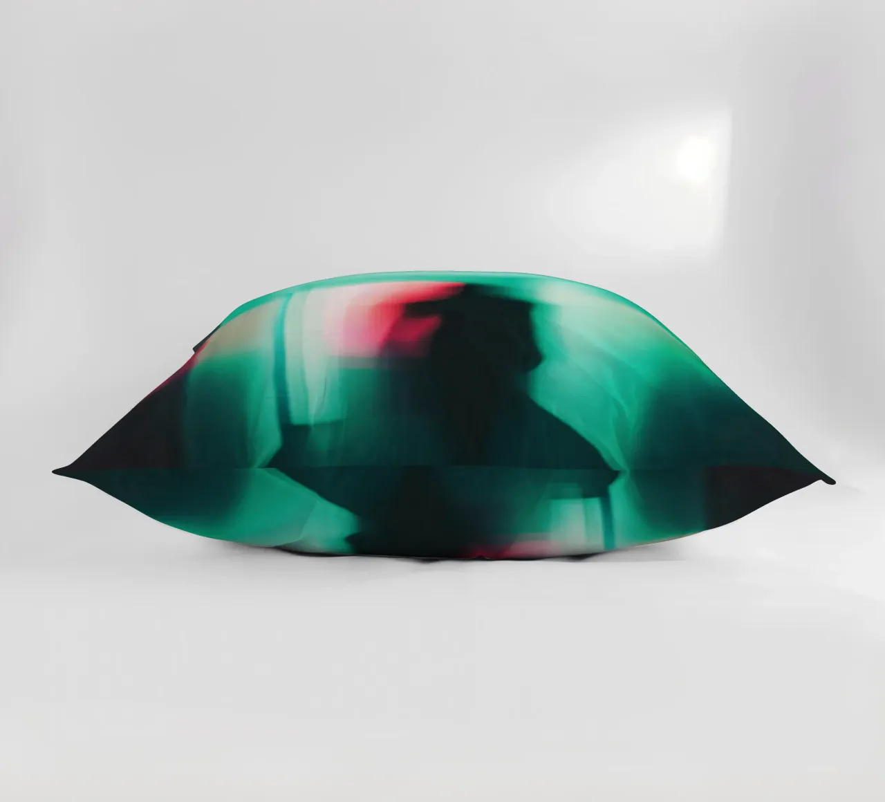 Berlin spectral: Light and shadow in the corridor of time decorative cushion by Le Flou