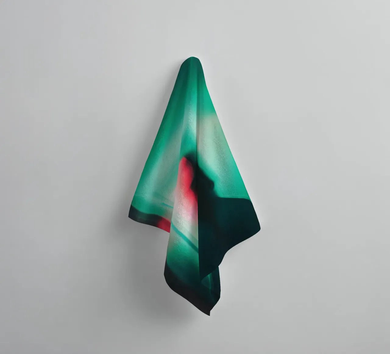 Berlin spectral: Light and shadow in the corridor of time towel by Le Flou