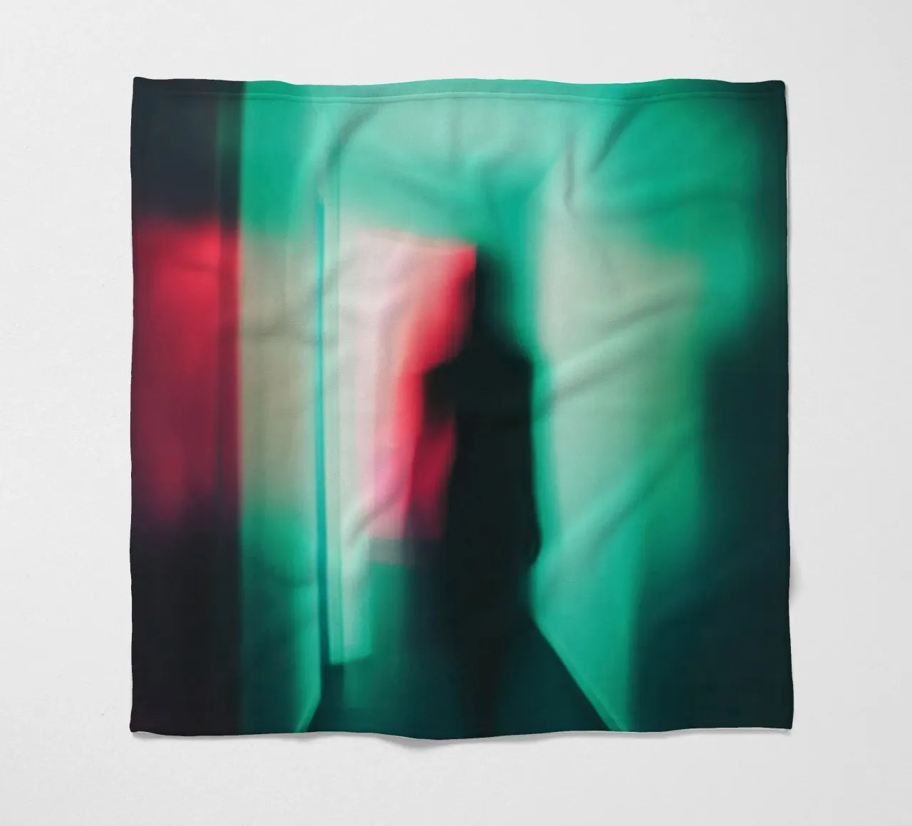Berlin spectral: Light and shadow in the corridor of time fleece blanket by Le Flou