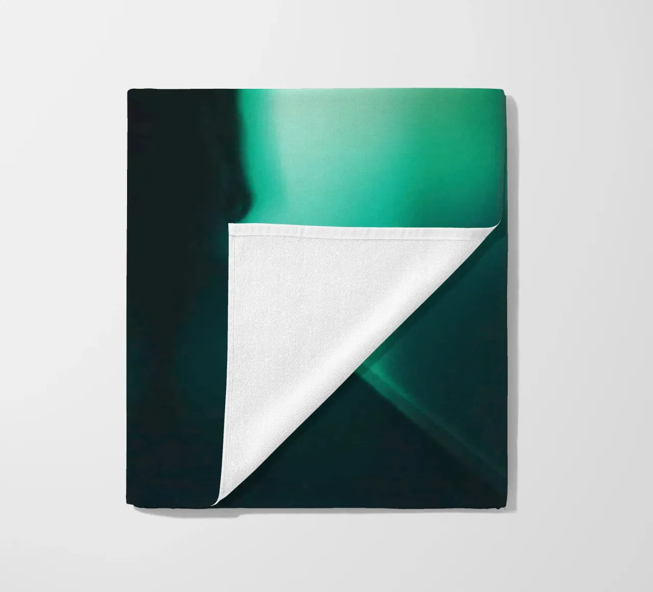 Berlin spectral: Light and shadow in the corridor of time beach towel by Le Flou