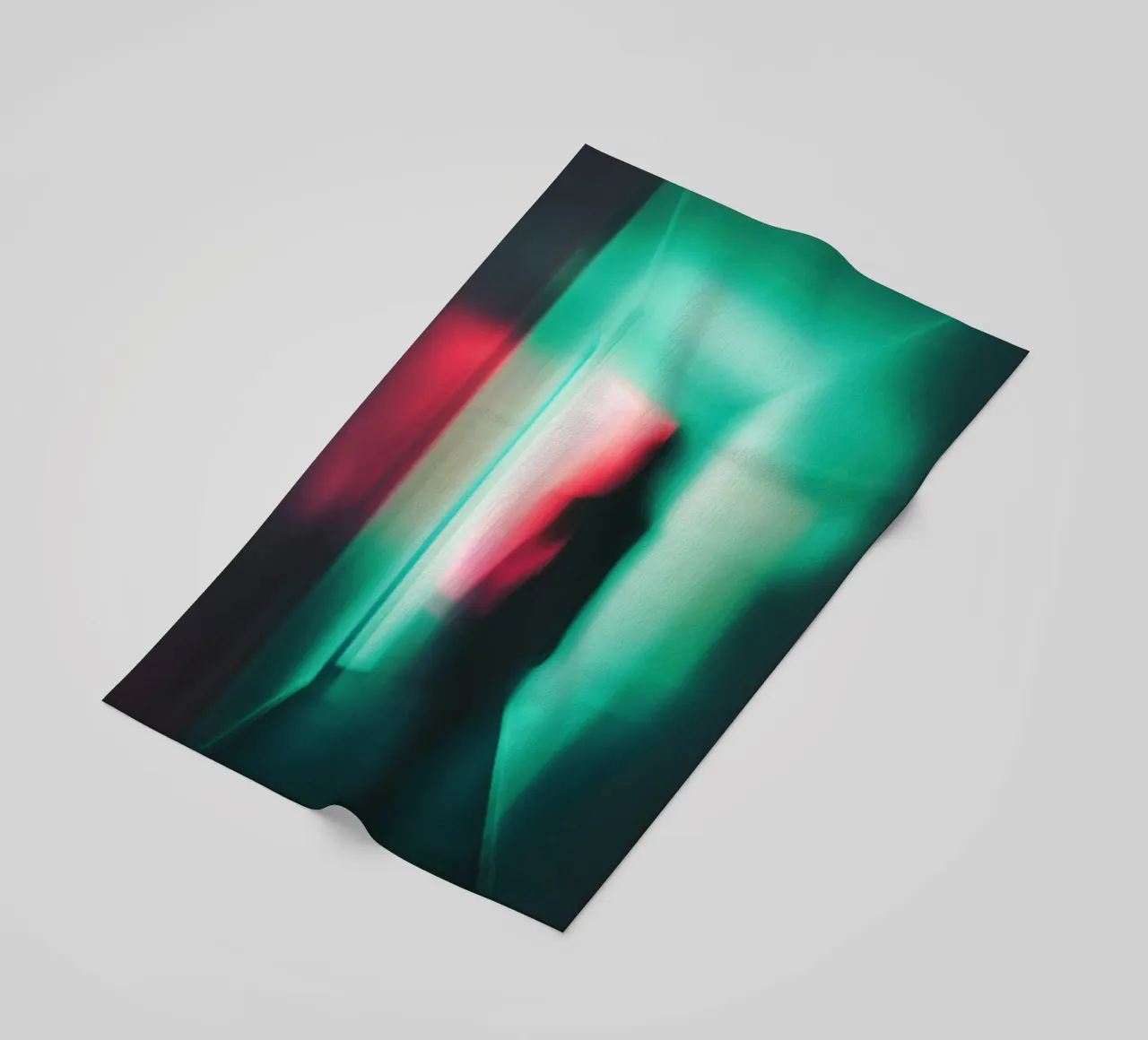Berlin spectral: Light and shadow in the corridor of time beach towel by Le Flou