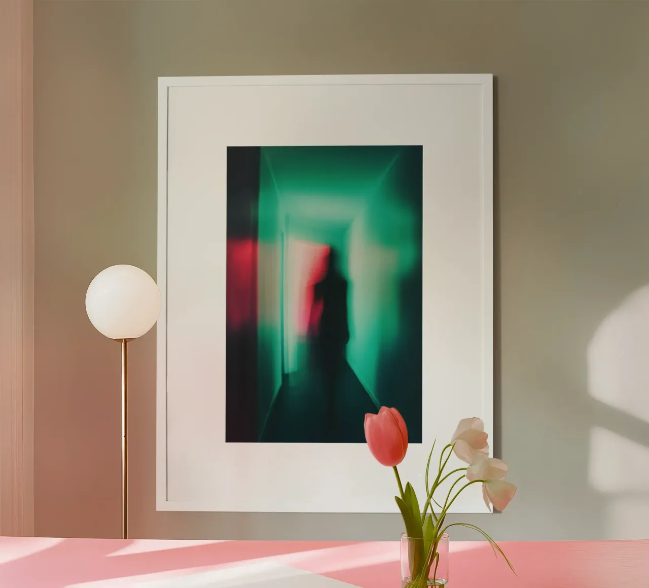 Berlin spectral: Light and shadow in the corridor of time hahnemühle by Le Flou