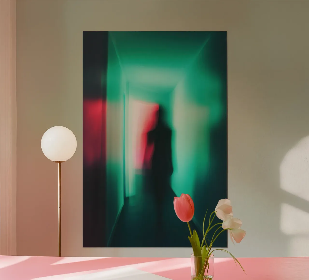 Berlin spectral: Light and shadow in the corridor of time hahnemühle by Le Flou