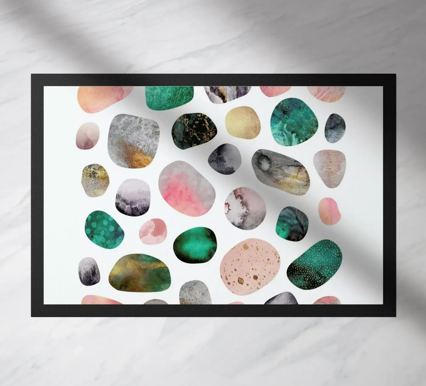 Pretty Pebbles deurmat van Elisabeth Fredriksson