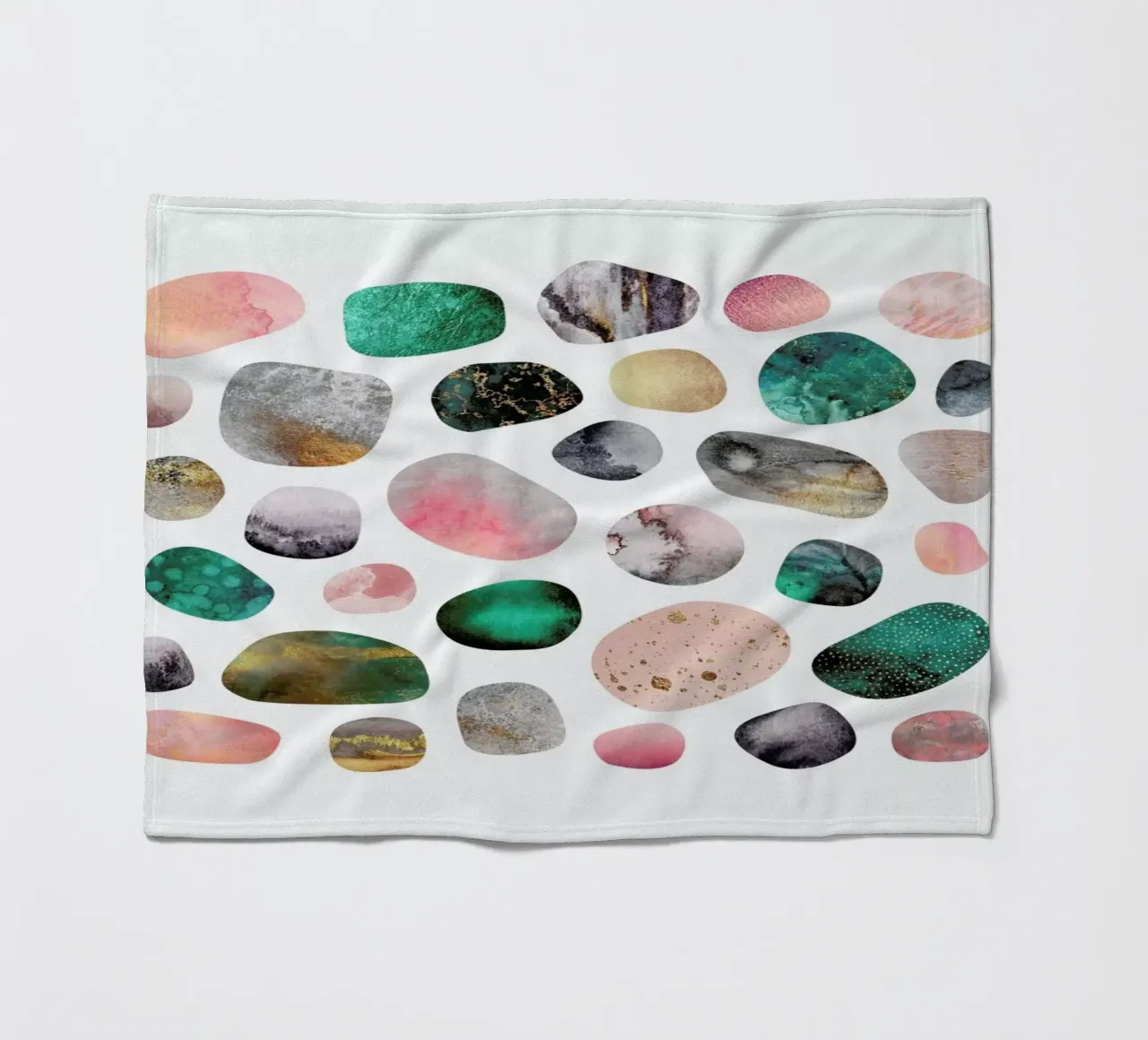 Pretty Pebbles coperta in pile da Elisabeth Fredriksson