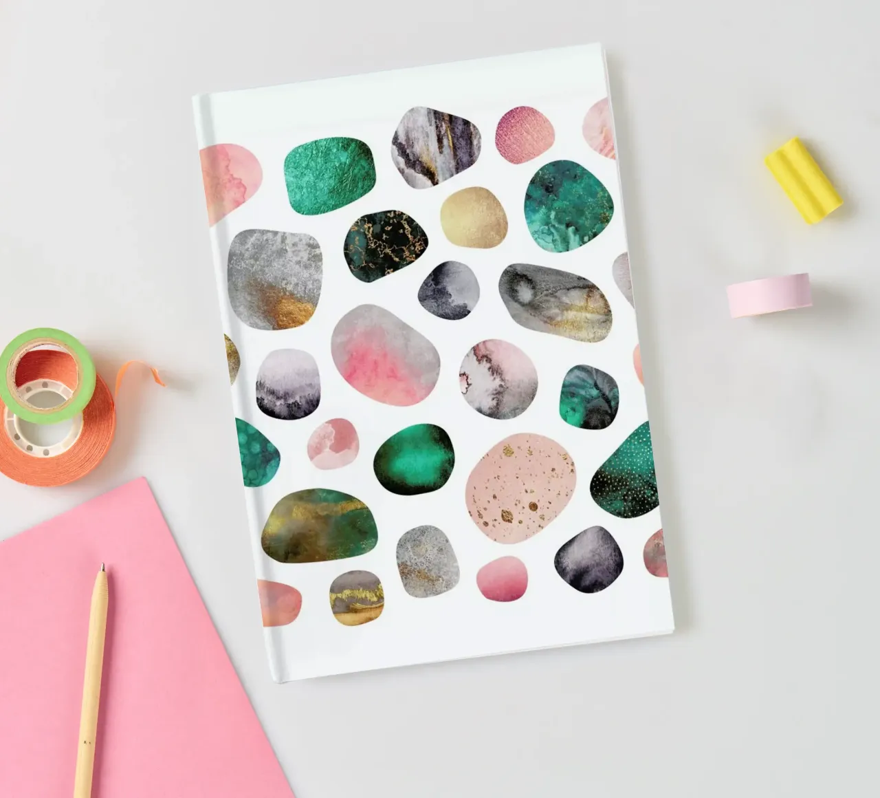 Pretty Pebbles notebook by Elisabeth Fredriksson
