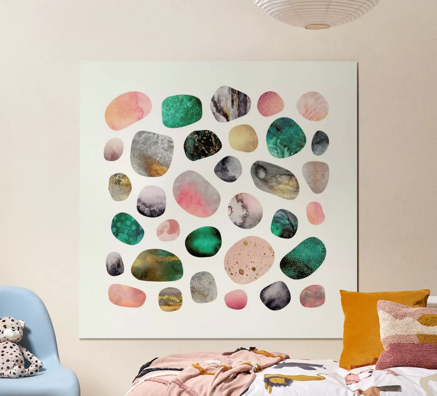 Pretty Pebbles poster by Elisabeth Fredriksson