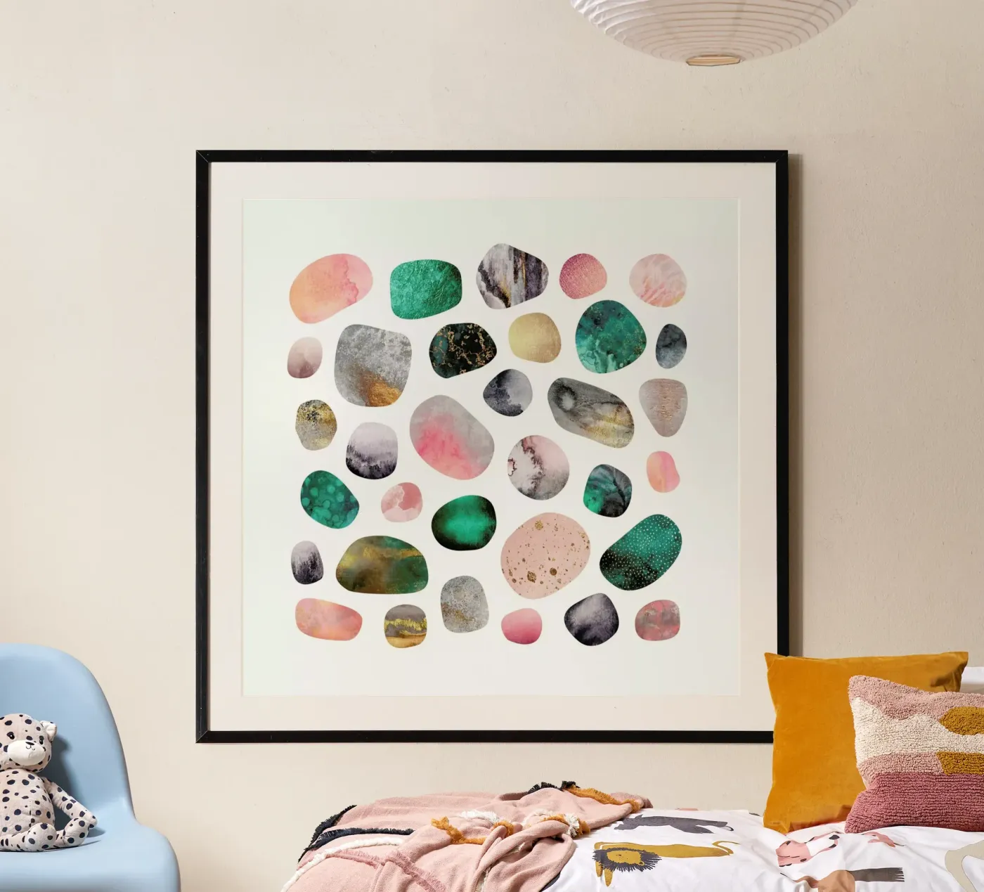 Pretty Pebbles poster by Elisabeth Fredriksson
