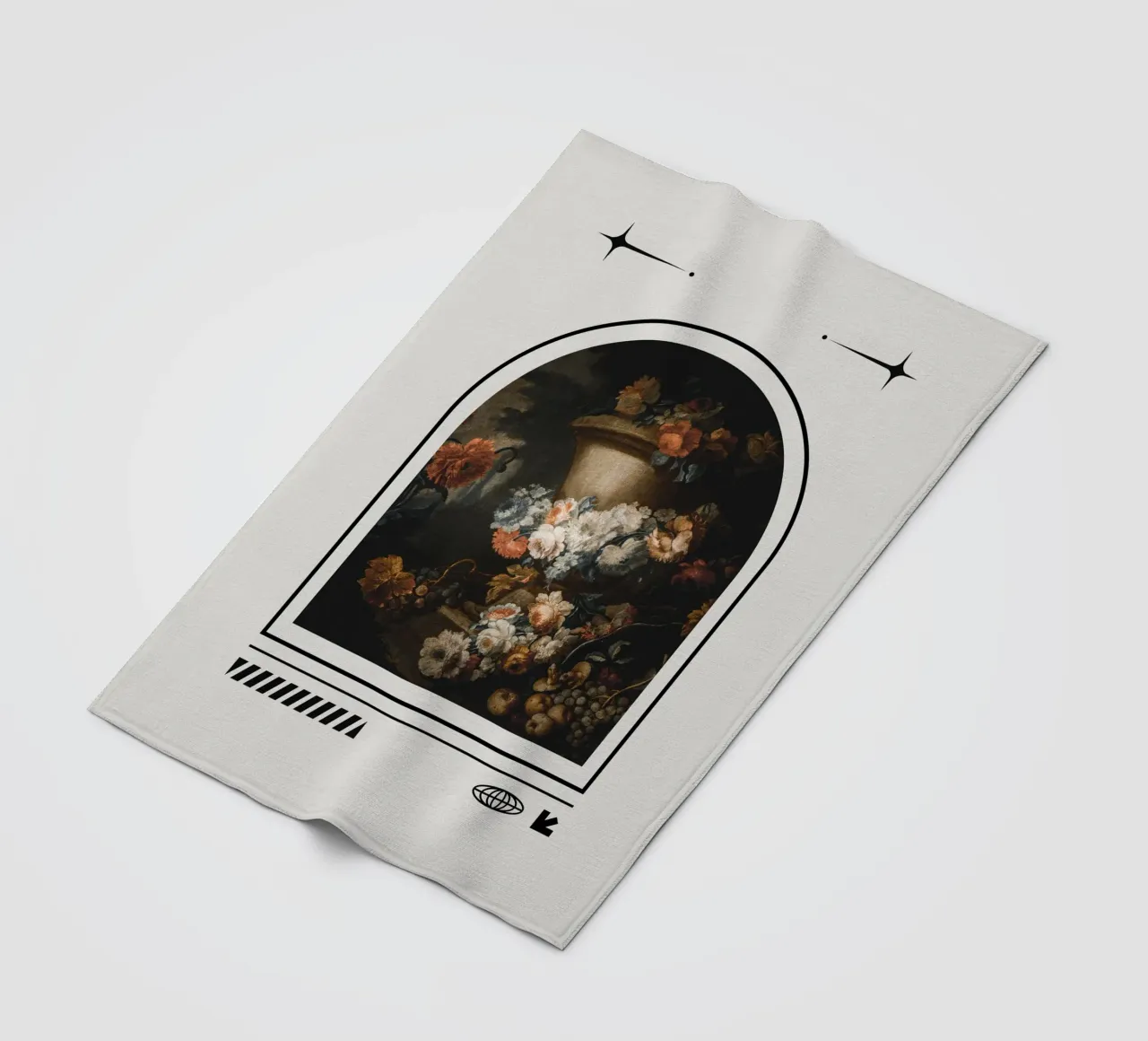 TIMELESS ABUNDANCE" coperta in pile da Einfach Uebel
