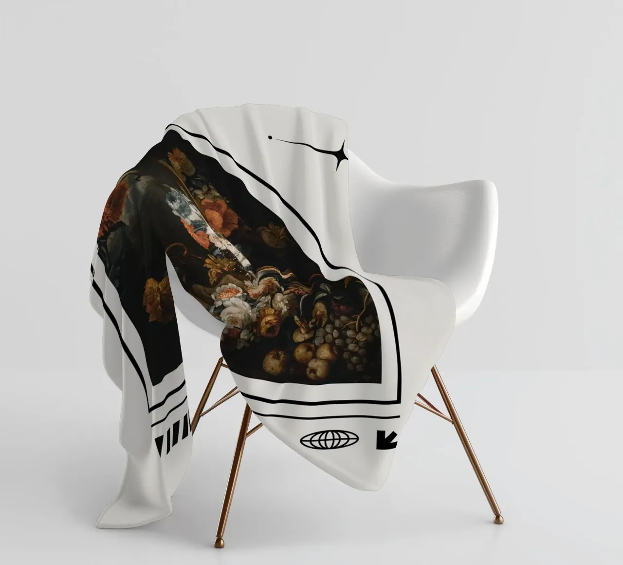 TIMELESS ABUNDANCE" coperta in pile da Einfach Uebel