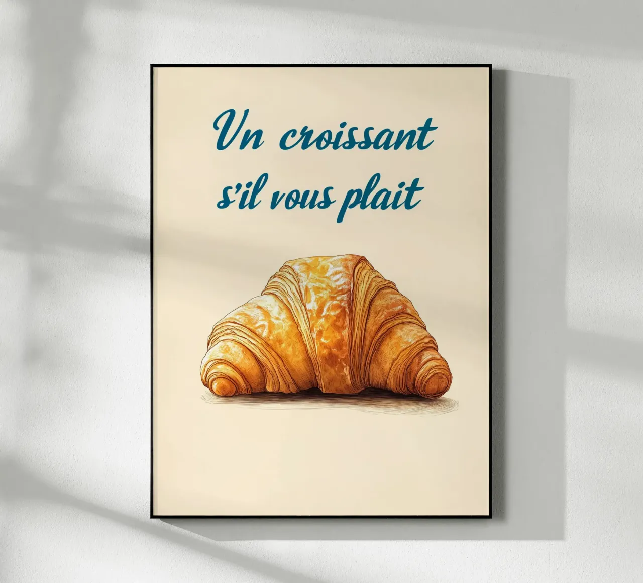 Un croissant per favore plexiglass da Spice & Style