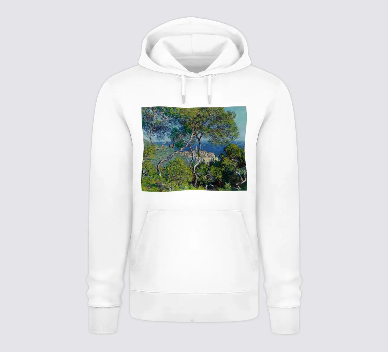 Claude Monet - Bordighera felpa con cappuccio da Timeless Artworks