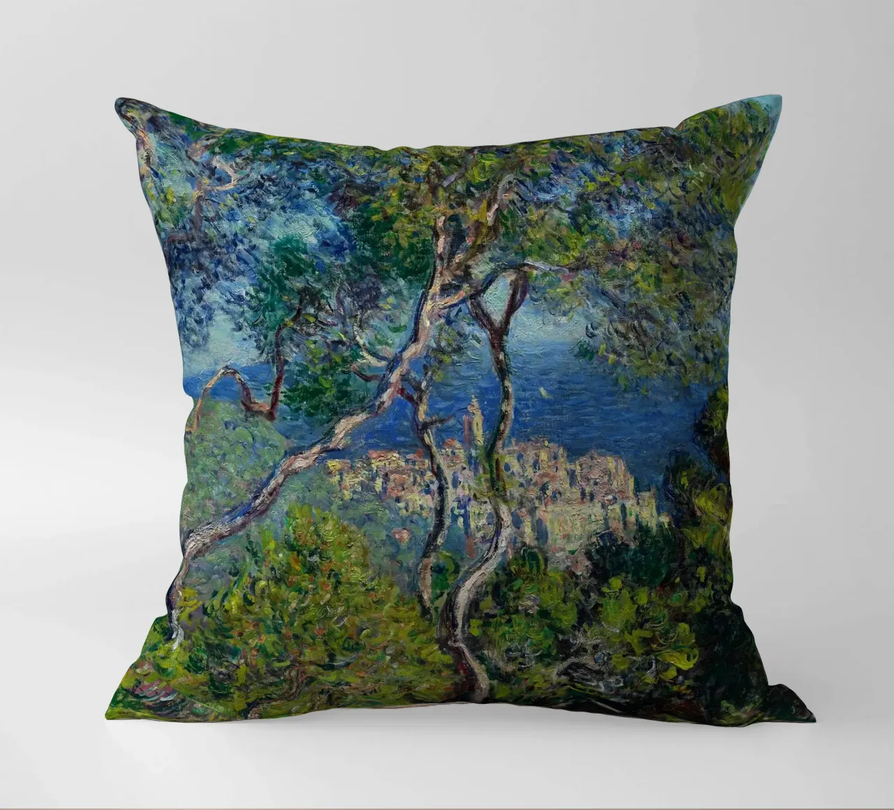 Claude Monet - Bordighera cuscino da Timeless Artworks