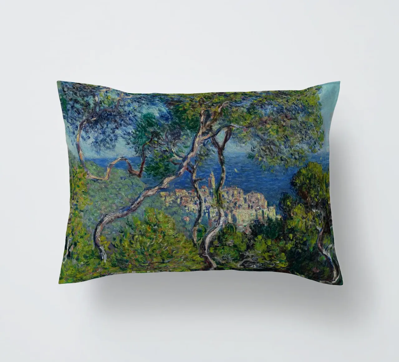 Claude Monet - Bordighera cuscino da Timeless Artworks