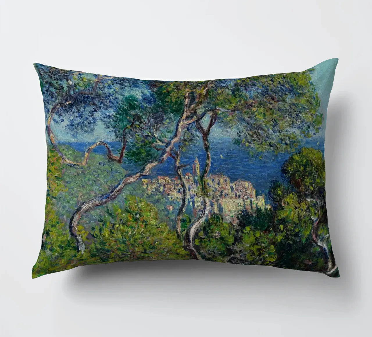 Claude Monet - Bordighera cuscino da Timeless Artworks